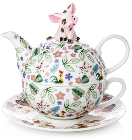 The English Ladies Co Disney Stitch Moana Tea For One Set