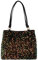 Meliyya Damen Pailletten Henkeltasche Glitzer Schultertasche Glänzende Handtasche Shopper Leder Lange Henkel für Party Uni Arbeiten 36 * 13 * 27cm, Schwarz