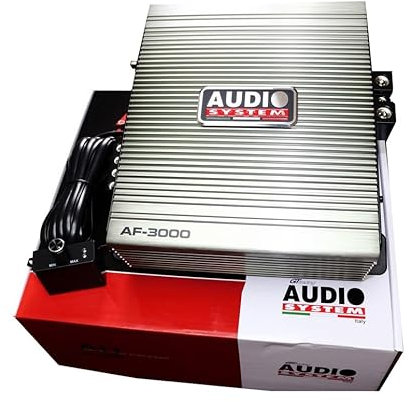 AUDIO SYSTEM AF3000 AMPLIFICATORE PER AUTO MONOFONICO FULL RANG 3000W RMS