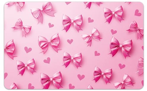 Peacoblue Lot de 4 Autocollants Cartes Bancaires Nœuds Roses | Skin Personnalisé Pour Cartes Crédit et Débit, Sticker Carte, Étanche, Résistant aux Rayures, Protection Décorative Originale