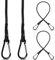 Brelet Lot de 4 Tendeurs Elastique avec Mousqueton, 60cm Tendeurs Elastique avec Crochets, Tendeurs Elastique pour Camping, Bâches, Tente, Bagages, Voitur et Velo