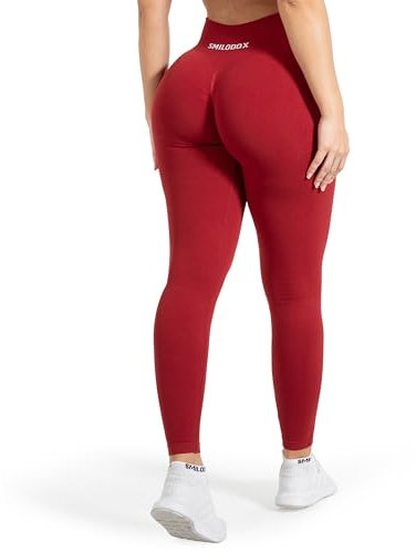 SMILODOX Leggings Damen Booty Scrunch Cetrina, High Waist Seamless Sporthose, Push-up Booty Leggins Blickdicht, Yogahose Damen für Sport Yoga Fitness Gym Workout