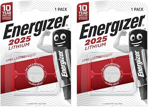 Energizer PILAS, Noir, 1 Unité (Lot de 2)