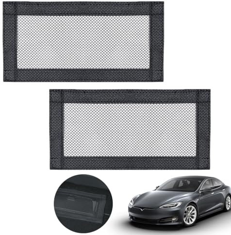 KGDUYC Calandres avant et de radiateur auto Capot d'aération sous le siège, grille d'aération, housse de protection climatique, capot d'aération du siège arrière, grille d'aération, Velcro (2 pièces)