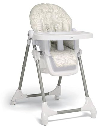 Mamas & Papas Snax, Adjustable Highchair, Reclines, Foldable, Removable Tray, Woven Natural