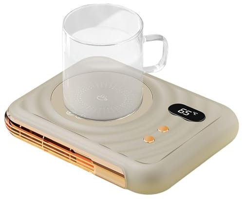 Calentador De Tazas De Café, Calentador De Tazas Inteligente, Calentadores De Café Eléctricos, Calentadores De Bebidas De Escritorio O Mantener Bebidas como Té, Chocolate, Leche Y Café A Temperaturas