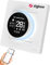 MOES collega il termostato elettrico Zigbee riscaldamento a pavimento, calendario e telecomando (richiede MOES hub), compatibile con Alexa, Google Home 16A