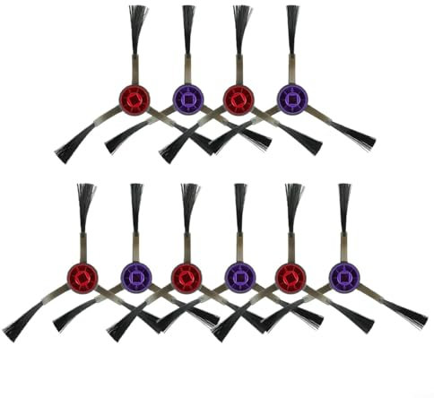 BlissfulAbode Parti di ricambio per spazzola laterale angolare per robot aspirapolvere e mocio Eureka NERE10s E10S – disponibile in confezione da 4/10 (10 pezzi)