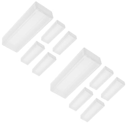 BUGUUYO 2 Sätze Slice-box Labor Dia Fall Container Aktenkästen Fächer Folienmailer Diaspeicher 5 Stücke * 2