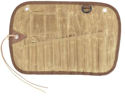 Messertasche,Rolltasche für Besteck,Werkzeugtasche, Profi Kochmesser Koffer,können Küchenwerkzeuge halten, tragbare Messer-Werkzeugtasche Rolltasche