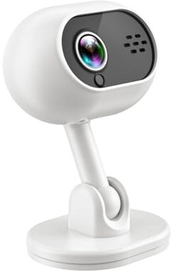 Sxmrmnx 1 juego de mini cámara IP WiFi inteligente A4 1080P, cámara de vigilancia CCTV para el hogar, con seguimiento automático en la aplicación IWFCam