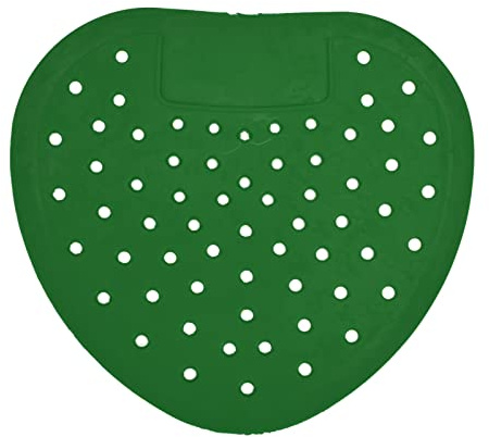 Qcwwy Grand Trou Urinoir écran Désodorisant, Parfumée Urinoir écran Tapis pour Salles de Bains Toilettes, Convient à les Urinoirs, Odeur Aromatique (Grand trou vert)