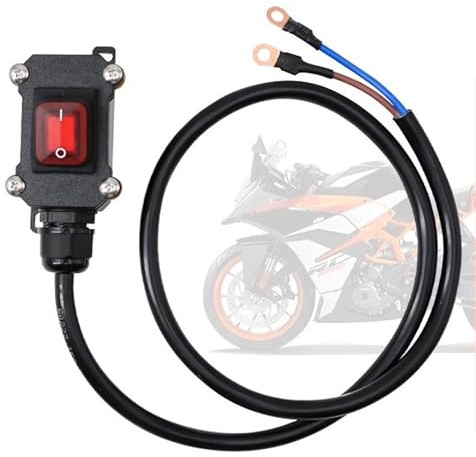 Desconectador de Batería de Coche - Corte de Terminal 12V/24V | Desconexionador Rápido Impermeable para Batería de Moto | Para Cortocircuito, Eléctrico, Marino, Electricista, Vehículo Pequeño y