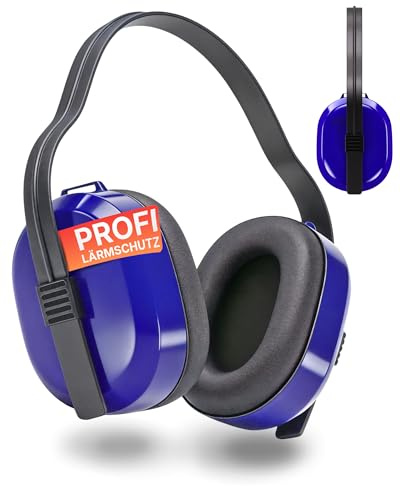 Arbeits Gehörschutz 30dB – Kapselgehörschutz Ear Protection | Kopfhörer Schutz für Baustelle & Industrie
