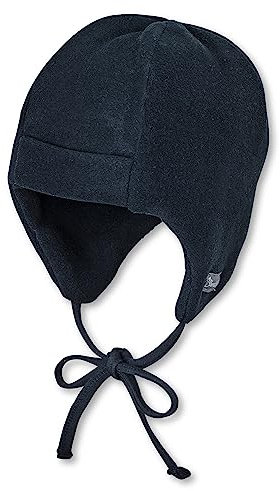 Sterntaler Unisex Kinder Aus Microfleece Mütze, Marine, 43 EU
