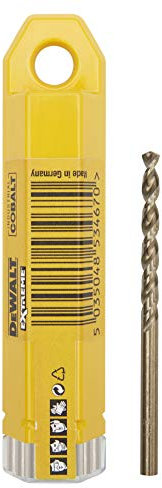 DEWALT DT4926-QZ Foret Métal au Cobalt HSS-CO, Argent, 4,2 x 75 x 43 mm, Set de 10 Pièces