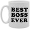 mg808 Best Boss Ever Neuheit Geschenk bedruckt Tee Kaffee Tasse aus Keramik