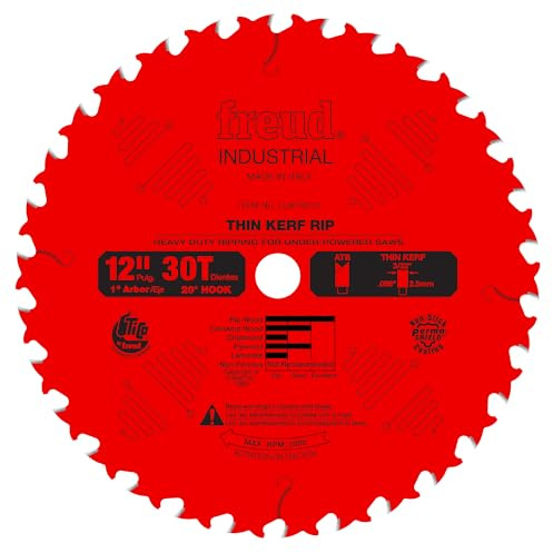 Freud 12 x 30T Thin Kerf Rip Blade (LU87R012)