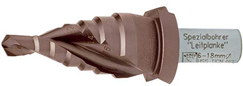 Exact Stufenbohrer für Leitplanken, 6-18mm, HSS