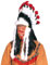 NET TOYS Indianer Kopfschmuck Federn Federschmuck Federkopfschmuck Haarschmuck Indianerschmuck schwarz Weiss Häuptlingsschmuck Kostüm Zubehör