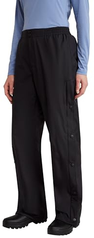 Mountain Warehouse Downpour Womens Waterproof Trousers - Bottoms with Taped Seams Rain Pants, Ankle Zip, Elastic Waistband, Easy to Pack - Spring Summer Travelling