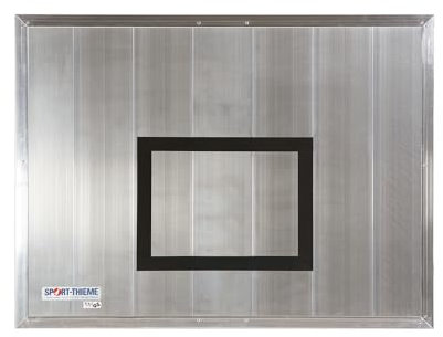 Sport-Thieme Basketball Zielbrett Aluminium | stabil, mit Randverstärkung | 120x90 cm | Outdoor Training Freizeit | 25 mm stark | Gewicht 17 kg | Für Jugendliche Erwachsene