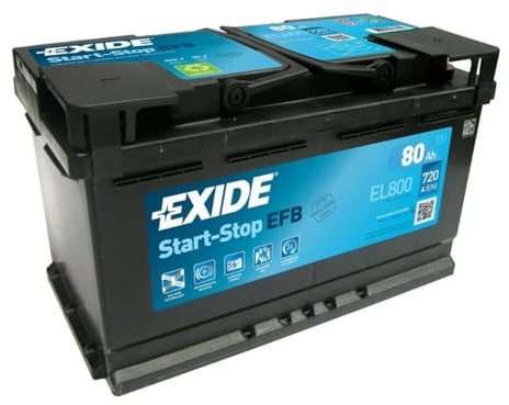 EXIDE EFB EL800 Batterie de Voiture 80Ah 720A