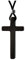 Xianli Wang Sandelholz Holz Kreuz Anhänger Halskette für Herren Damen Geschnitzt Holz Lässig Pullover Kette Schwarz