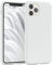 EAZY CASE Premium Silikon Handyhülle kompatibel mit iPhone 11 Pro, Slimcover mit Kameraschutz und Innenfutter, Silikonhülle, Schutzhülle, Bumper, Handy Case, Hülle, Softcase, Weiß