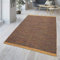 TT Home Wohnzimmer-Teppich, Handgewebtes Flachgewebe Aus Wolle Und Baumwolle, In Bunt, Größe:120x170 cm