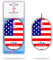 GLÜCKSBLATT premium Auto Parfüm Car Freshener Duft Flagge USA