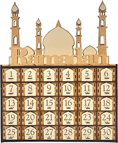 Ramadan Kalender, DIY Ramadankalender aus Holz (MDF), Ramadan Geschenk für Kinder, Ramadankalender zum Basteln, Countdown, Eid Mubarak, Dekoration, Adventskalender, Ramazan Takvimi Ramazanski kalendar