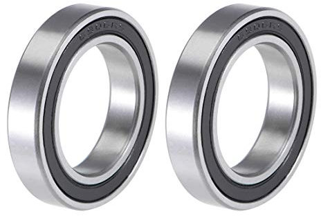 sourcing map 2 Stück 6906-2RS Rillenkugellager 30mm x 47mm x 9mm Doppelt versiegelt Chromstahl P6(ABEC3)