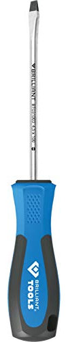 BRILLIANT TOOLS BT031003 Schraubendreher Schlitz, 4,5 x 100 mm [Powered by KS TOOLS]