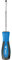 BRILLIANT TOOLS BT031003 Schraubendreher Schlitz, 4,5 x 100 mm [Powered by KS TOOLS]