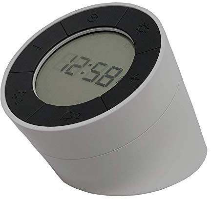 Acctim Jowie 16207 Wecker mit Licht, grau