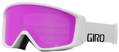 Giro - INDEX 2.0 WORDMARK Brillen - Erwachsene Herren - Schutzbrille, Sportbrille, Skibrille, Schneebrille, Scharlach Akzent, OS