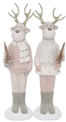 BOLTZE 2016024 Nylas Figur Hirsch 40 cm Sortiert (1 Stück)