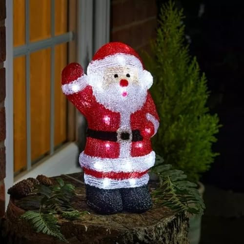 Marco Paul Sant Weihnachtsbeleuchtung – Neuheit LED leuchten wetterfest langlebig LED leuchten Gartendekorationen Innen und Außen Weihnachten Outdoor Dekorationen Große Weihnachtsfiguren