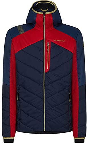 LA SPORTIVA M Mythic Primaloft Jacket Blau, Herren Primaloft Ponchos und Capes, Größe S - Farbe Night Blue - Tango Red