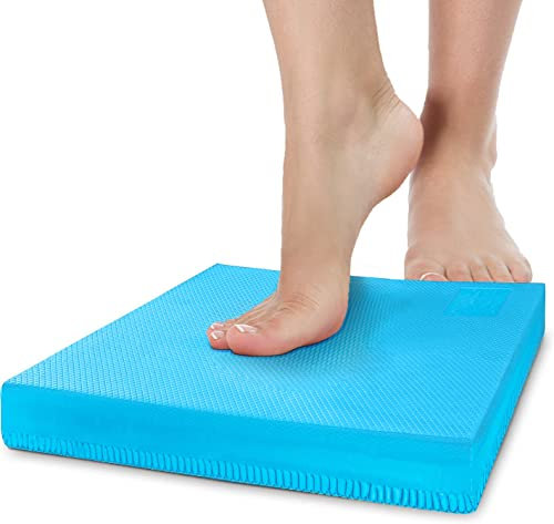 Body Sport Rutschfestes Balance Pad - Verbessern Sie die Balance & Build Stärke - Physiotherapie & Yoga Pad für Zuhause & Fitnessstudio - 48,3 x 40,6 x 2 1/4 Zoll, Blau