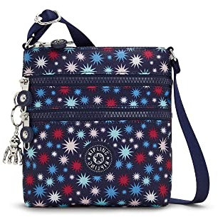 Kipling Alvar Mini-Tasche, bedruckt, extra klein, Funky Stars