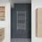 WarmeHaus Sèche-serviettes droit chromé style échelle radiateur chauffage central 1200 x 600 mm
