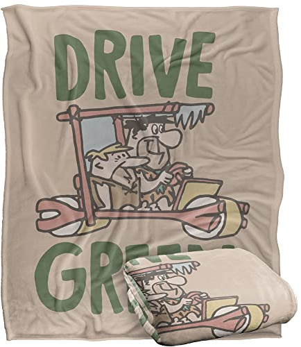 FLINTSTONES Blanket, 152 x 127 cm The Ecofriendly Silky Touch Super Soft Throw Blanket