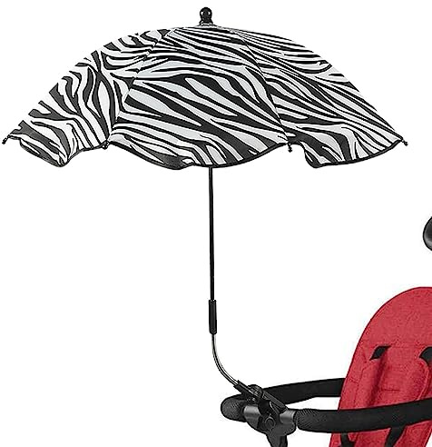 Eteslot Sonnenschirm Kinderwagen | Sonnenschutz Sonnenschirm Buggys | Kinderwagen Schirm Uv Schutz | Kinderwagen-Regenschirm Mit Klemme, Verstellbar