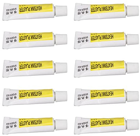 10Pcs Thermal Conductive Glue, 5g 1.5MPA GPU Thermal Plaster Silicone Glue Heatsink Glue Suitable for MOSFET, LED, Heat Sink