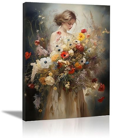 JOSUE Gelb, Grau Wandbilder,Fotoleinwand,Posters Bild Wohnzimmer Poster,Wandbild KüChe,Bilder Badezimmer,Schlafzimmer Deko Flur - 30x40cm Gerahmt