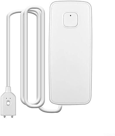 RANRAO Sensor de alarma de agua, alarma de sensor de fugas de agua WiFi, alertas de fugas de inundación de desbordamiento, sensor de fugas de agua para vida inteligente para nivel de agua para Tuya