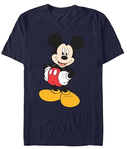 Disney Men's 22dnmc01753a-021 Classic Mickey Mouse Full Size Graphic Short Sleeve T-Shirt (Pack of 1)