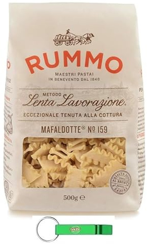 16er-Pack Rummo Pasta Mafaldotte N°159,Italienische Nudeln aus Hartweizengrieß,Italienische Pasta 500g